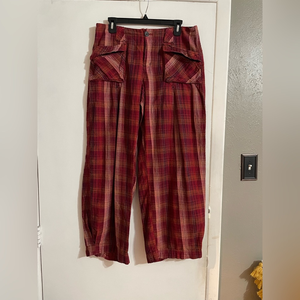 FREE PEOPLE FLANNEL PANTS